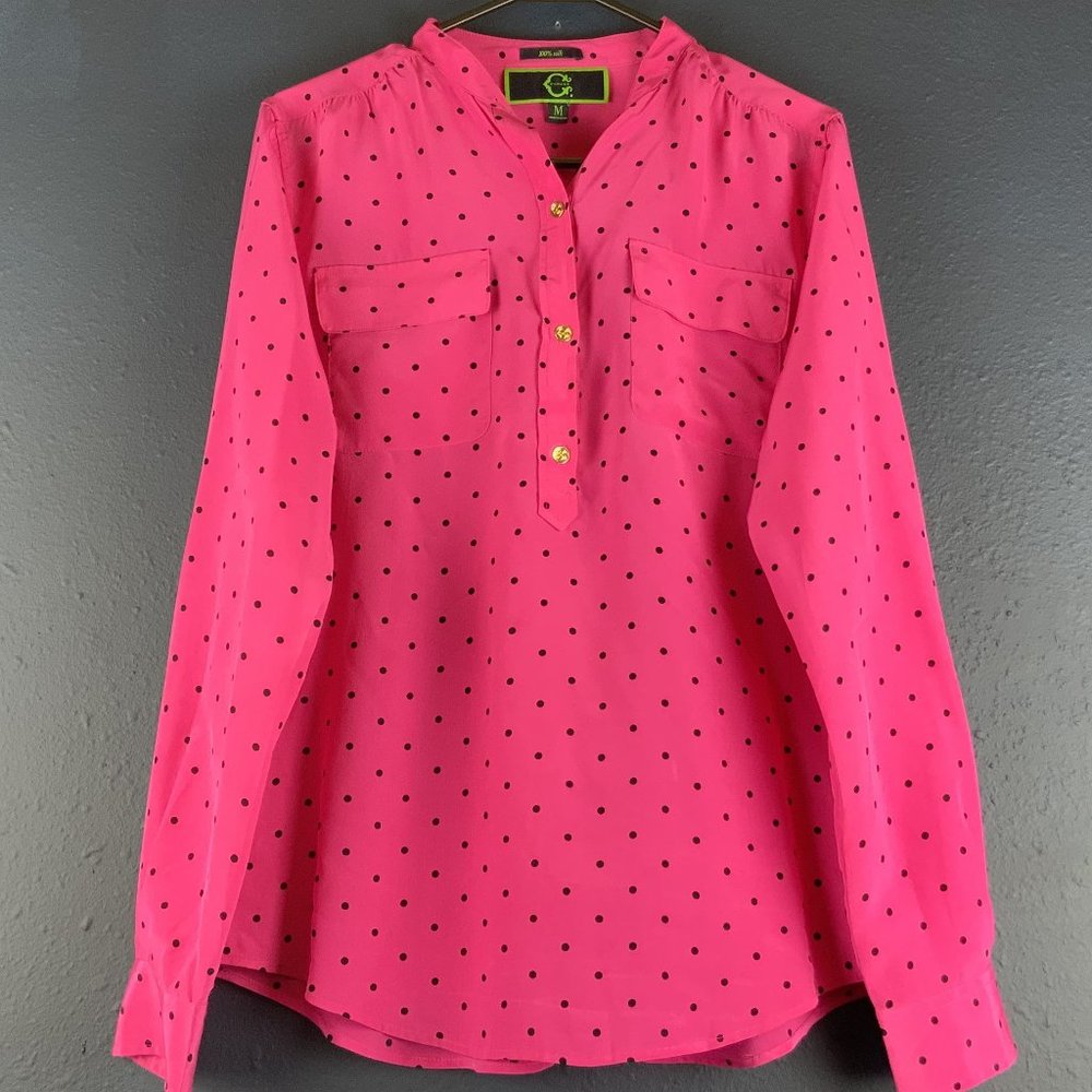 C. Wonder Pink with Black Polka Dots